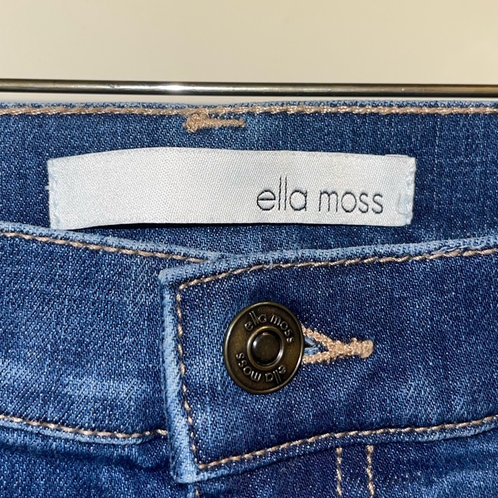 Ella Moss Cropped Wide Leg Jeans 27 - Picture 5 of 11